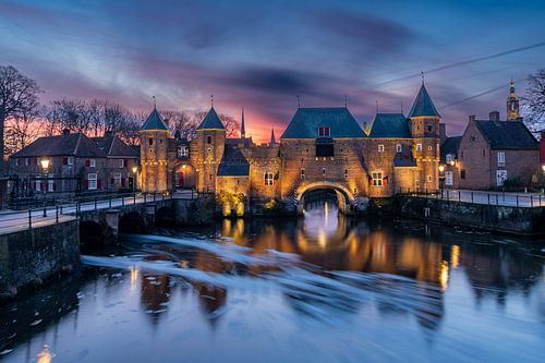 Zonsopgang bij de koppelpoort, Amersfoort