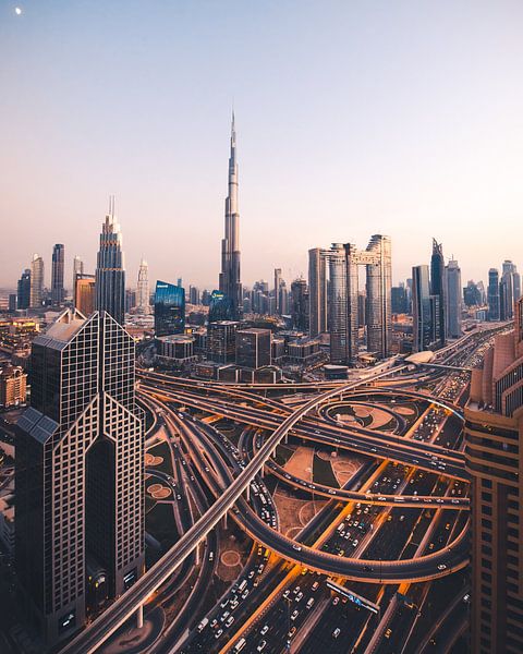 Coucher de soleil à Dubaï par Duane Wemmers