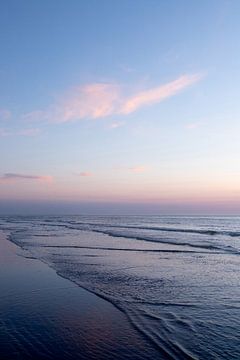 Portret landschap zonsondergang aan de kust van Ameland fine art fotografie van Karijn | Fine art Natuur en Reis Fotografie