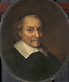 Joost van den Vondel (1587-1679). Poet, Philips Koninck, 1665