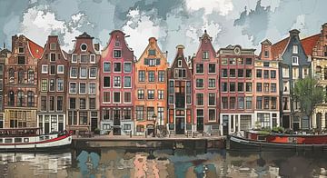Amsterdamer Gemälde von Kunst Laune
