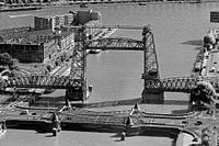 De Hef Black and white in Rotterdam