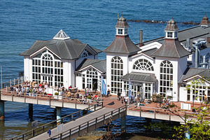 Seebrücke,  Sellin, Insel Rügen, Mecklenburg-Vorpommern, Deutschland, Europa