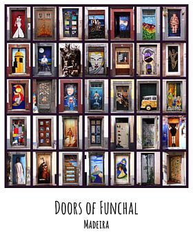 Doors of Funchal in a poster