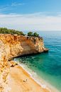 Strand Portugal von oben | Reisefotografie Algarve von Suzanne Spijkers Miniaturansicht