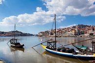 Der Fluss Douro in Porto von Wesley Flaman Miniaturansicht