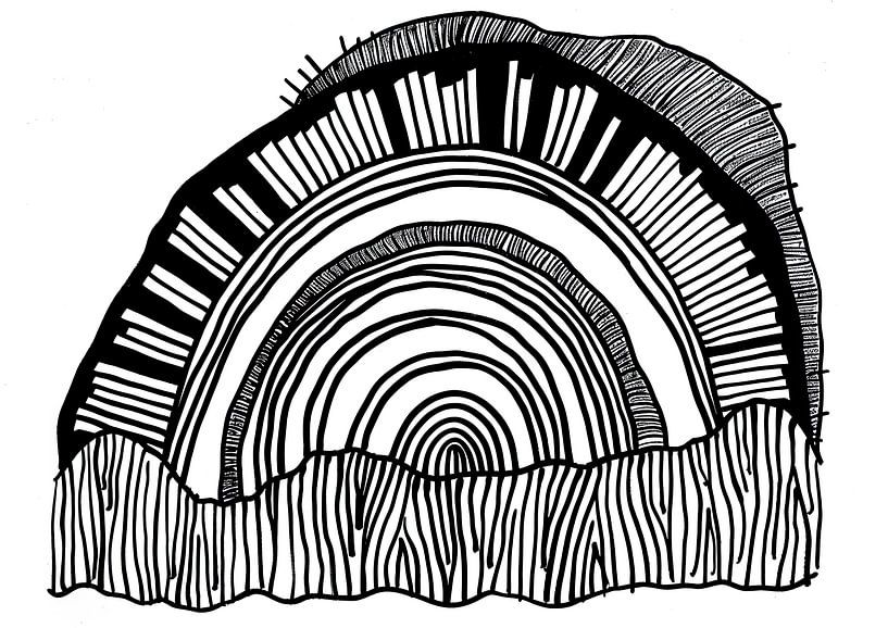 Moderne Linienführung von ARTEO Gemälde