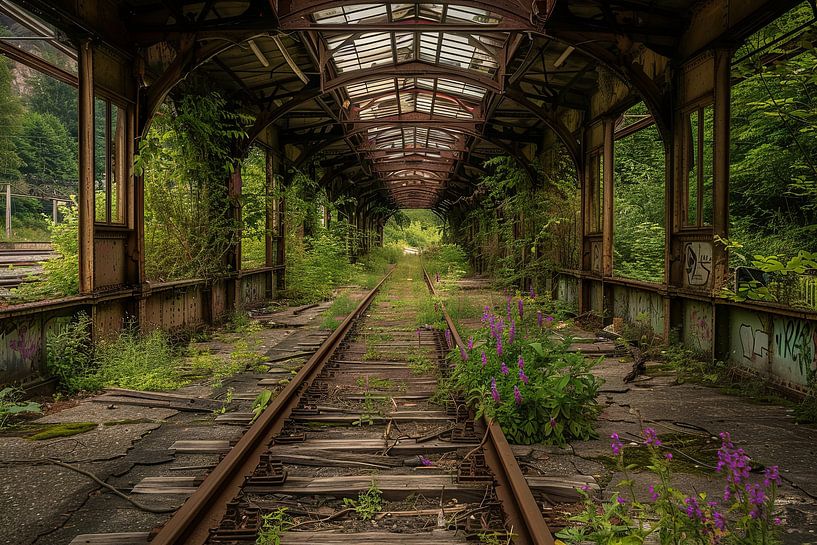 Lonely tracks by Poster Art Shop