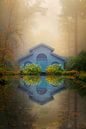 Blauwe boothuis op kroondomein Het Loo van Antoine van de Laar thumbnail