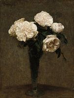 Rozen in een vaas, Henri Fantin-Latour...