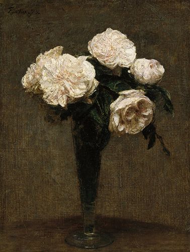 Rozen in een vaas, Henri Fantin-Latour...