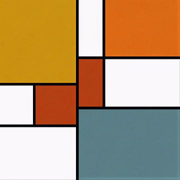 Bloc de couleurs moderne et structuré sur maulana risyad