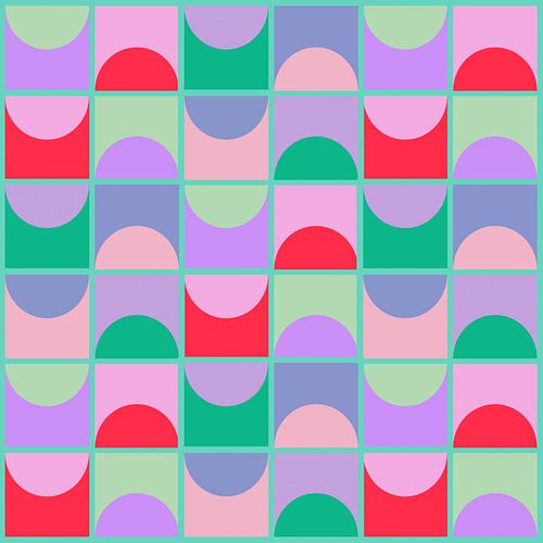 Moderne abstractie uit het midden van de eeuw