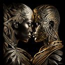 liefde in goud en zilver van Gelissen Artworks thumbnail