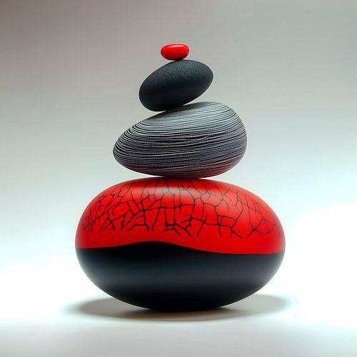 Künstlerische Felsen