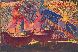 Mikalojus Konstantinas Čiurlionis – Ships, 1910 by Atelier Liesjes
