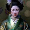 Geisha par Klimt 4 sur DNH Expressions