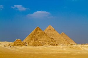 Die Pyramiden von Gizeh in Ägypten