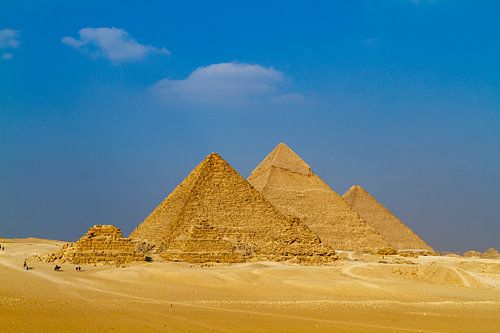 De piramiden van Gizeh in Egypte