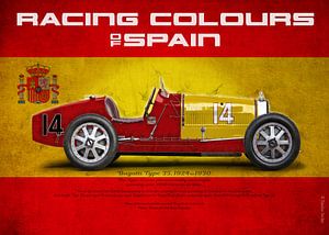 Rennsportfarben Spanien von Theodor Decker