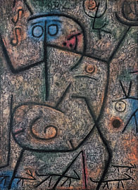 Primitive Mitternachtsgesichter von Jose Santana