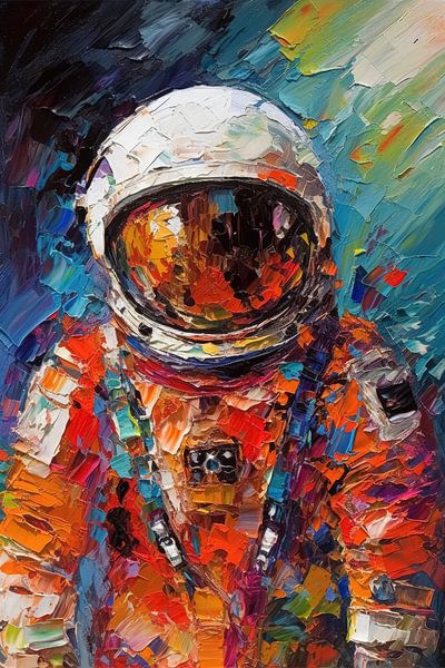 Colourful astronaut by Bert Nijholt