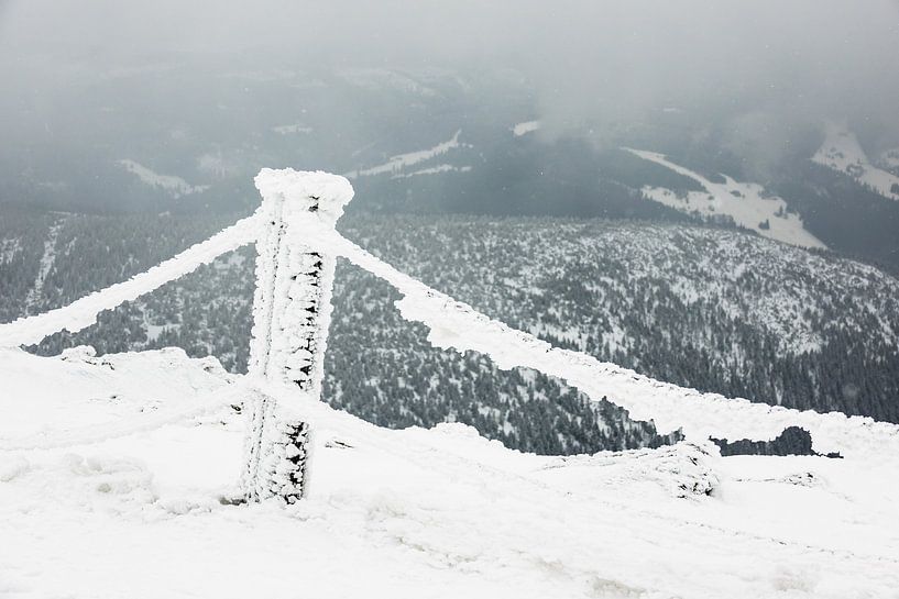 Winter with snow in the Giant Mountains by Rico Ködder