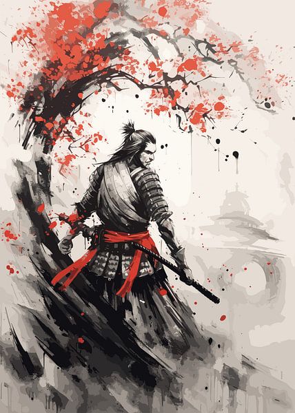 Ukiyo Japanese Painting by Mason Scott