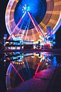 Ferris wheel at Nijmegen fairground by Wahid Fayumzadah thumbnail