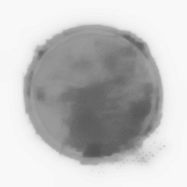 Magical Moonlight in Scandinavian Grey by Mad Dog Art