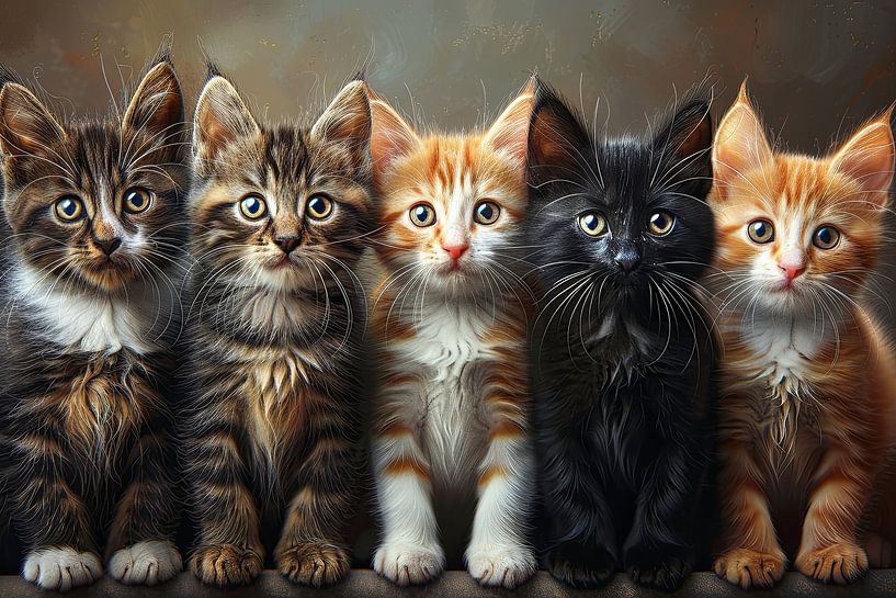 cats in and around the house by Egon Zitter