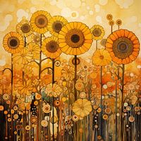 Sonnenblumen abstrakt