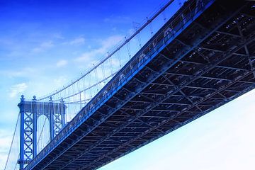 New York Manhattan Bridge by marlika art