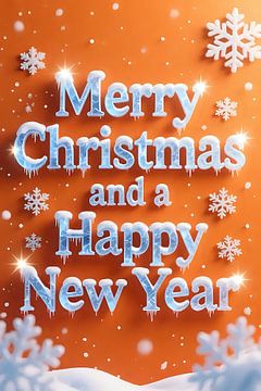 Ice writing for the party