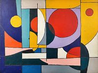 Abstracte patronen in kleur