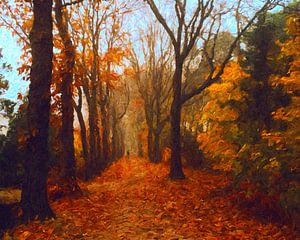 Herfst in Noord Brabant van Nop Briex