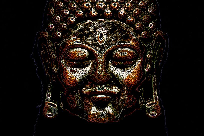 Satisfait Bouddha  par Jolanta Mayerberg