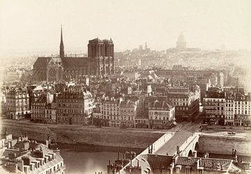 Panorama de Paris - Pris de la tour Saint Jacques, Charles Soulier - ca. 1865