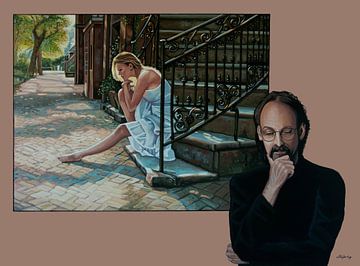 Steve Hanks One Step At A Time Schilderij van Paul Meijering