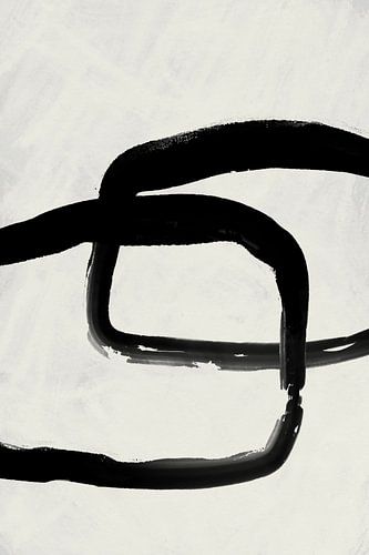 Black Brush Strokes No 6