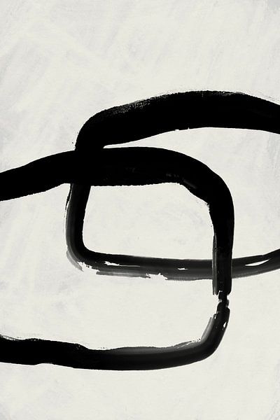 Black Brush Strokes No 6 by Treechild