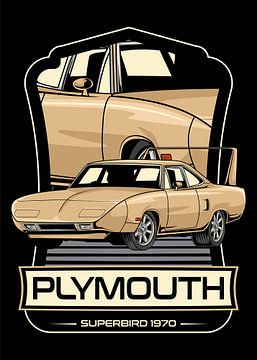 Plymouth Superbird Muscle Car van Adam Khabibi
