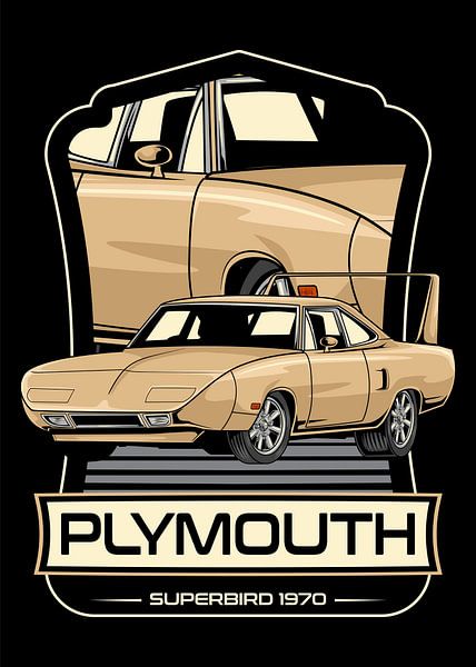 Plymouth Superbird Muscle Car von Adam Khabibi