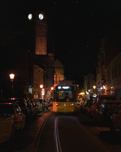 Tramrit door de oude stad van Köpenick