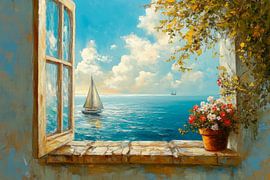 Sea view window by Poster Art Shop