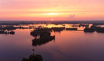 Coucher de soleil Vinkeveense Plassen