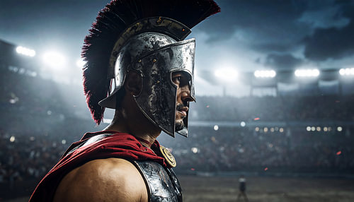 Spartanen in de arena
