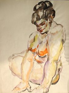 Nackte Frau