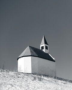 La petite église blanche sur Sonny Vermeer