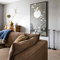 Klantfoto: Zen Blooming  (gezien bij vtwonen) van Marja van den Hurk, op canvas